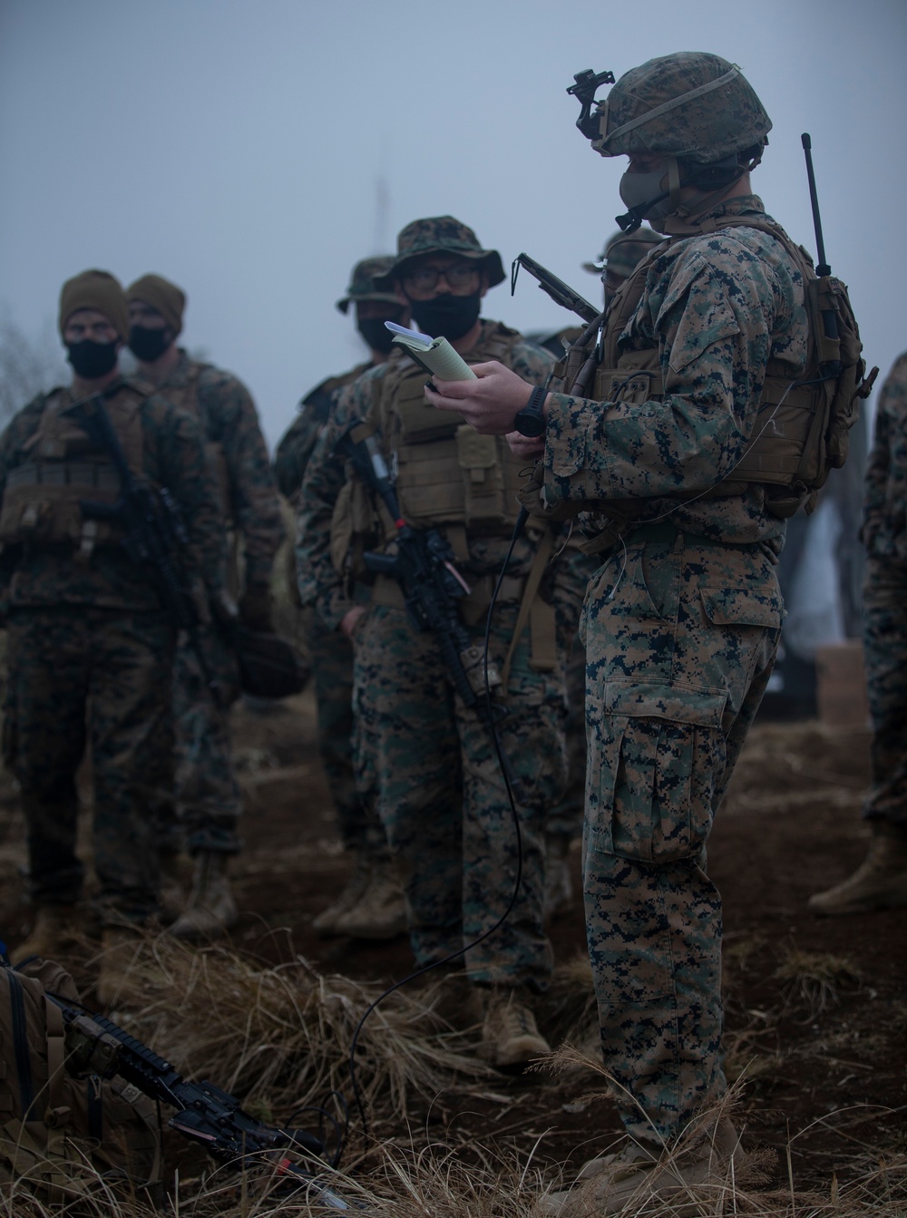 3rd Marine Division, 1st Marine Aircraft Wing conduct simulated close air support training on CATC Camp Fuji