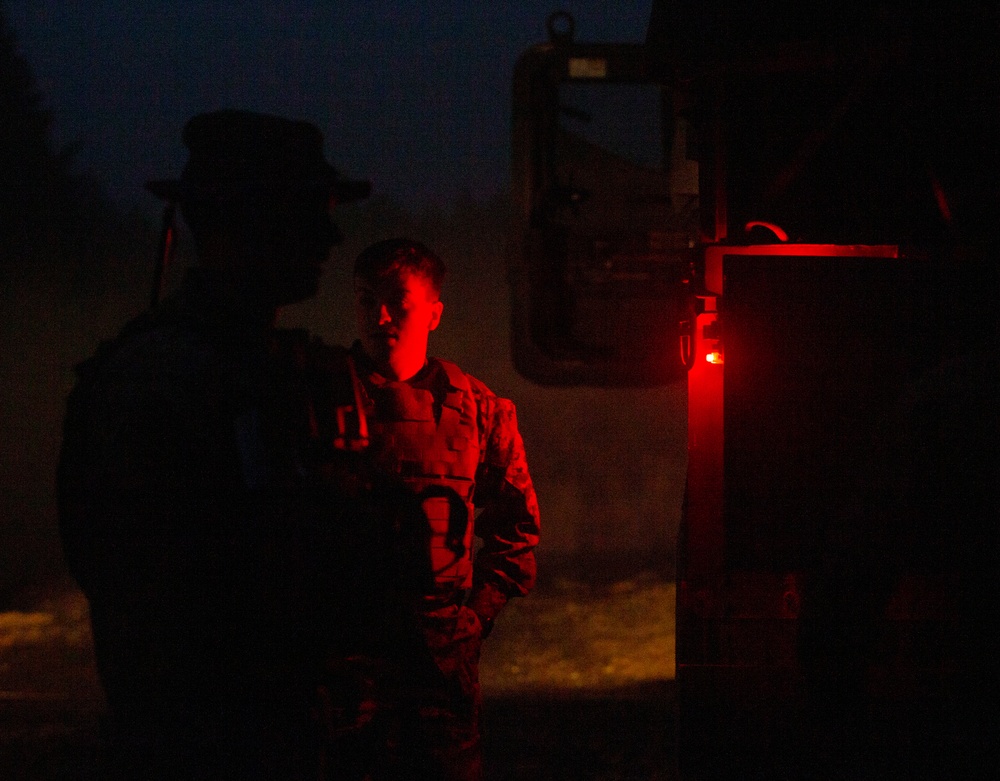 3rd Marine Division, 1st Marine Aircraft Wing conduct simulated close air support training on CATC Camp Fuji