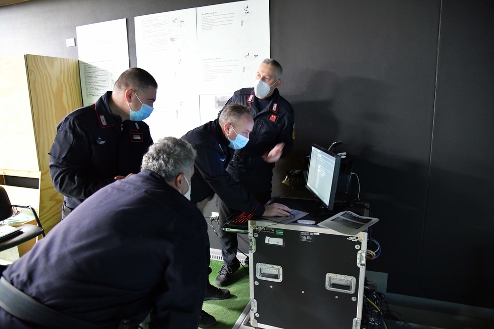 Italian Army Training at Vicenza, Italy