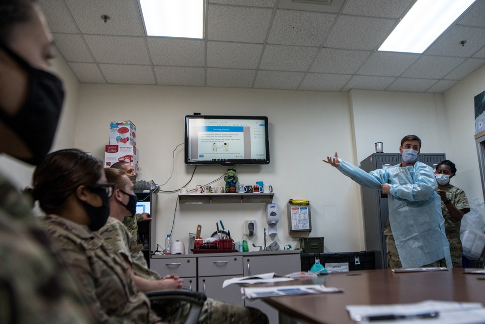 379th EMDG Airmen work to complete MedicX skills certifications