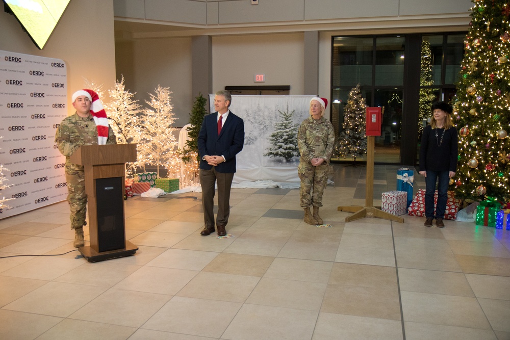 ERDC Lights Their Tree, Offers Good Tidings of Great Joy
