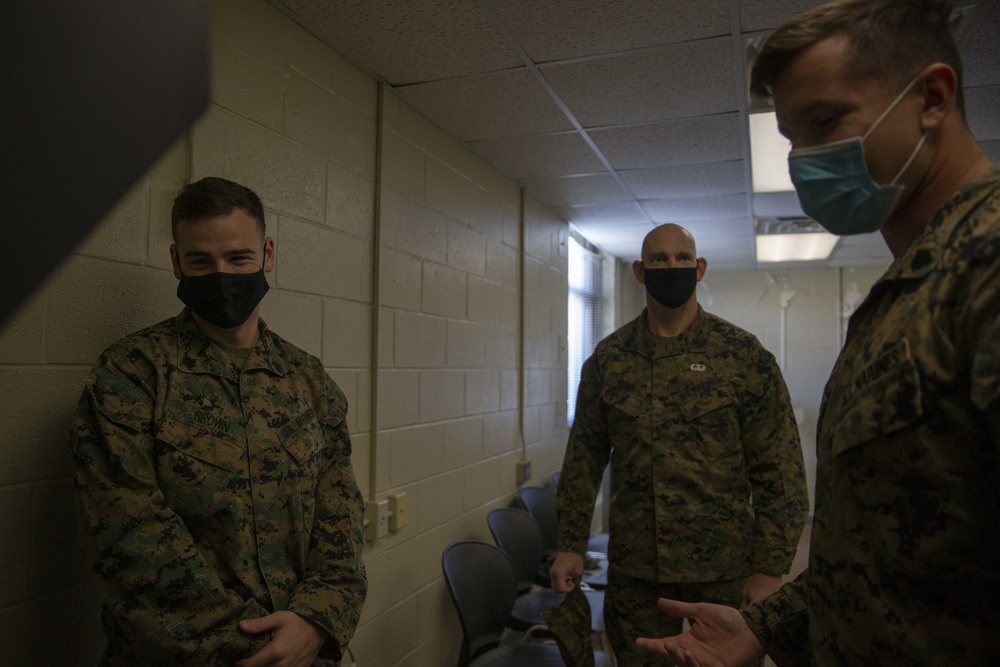 SMMC visits Marine Corps Security Force Training Company