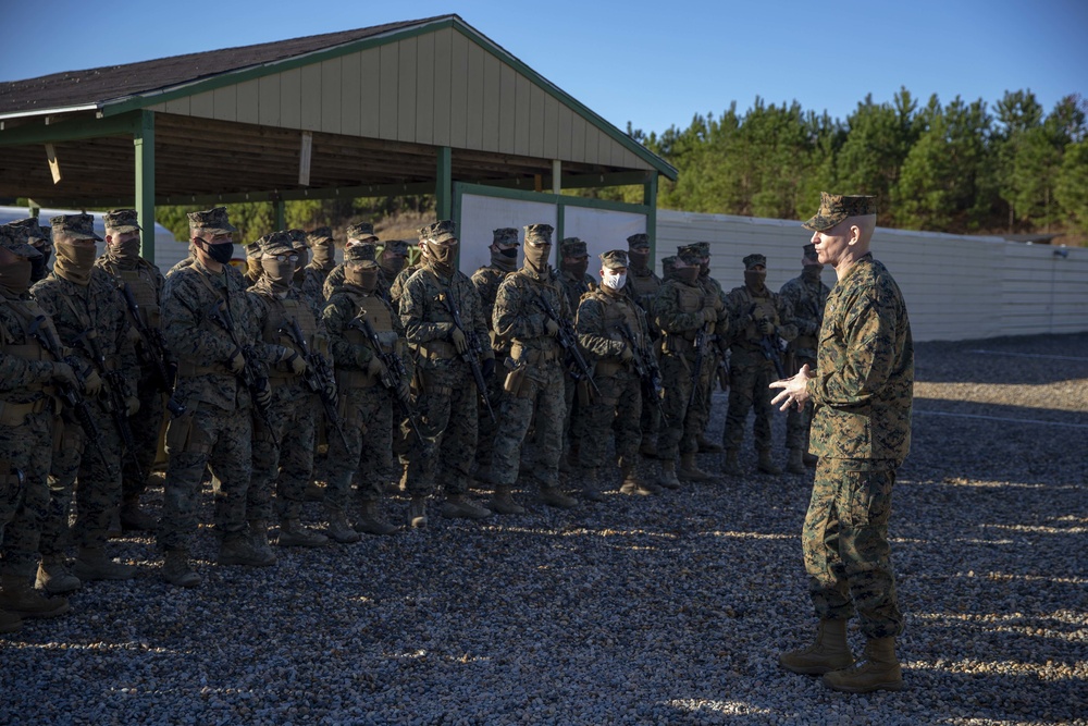 SMMC visits Marine Corps Security Force Training Company