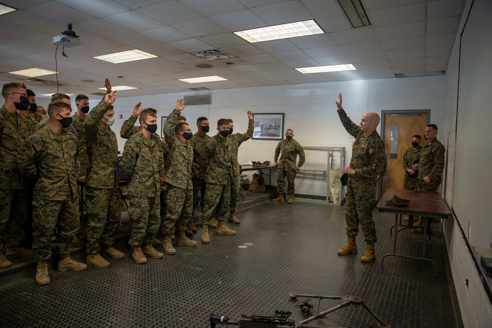 SMMC visits Marine Corps Security Force Training Company