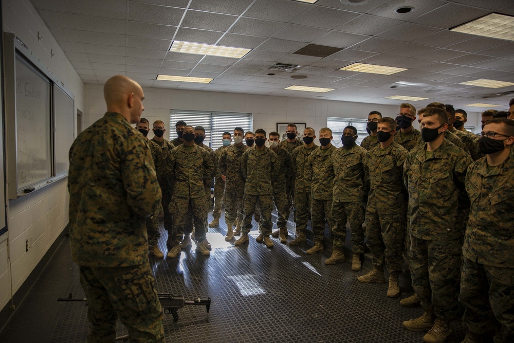 SMMC visits Marine Corps Security Force Training Company