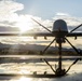 Reflections of an MQ-9 on a November Sunset