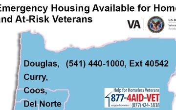 Roseburg VA needs community’s help to find, serve homeless Veterans – emergency housing available