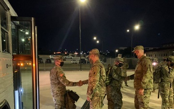 Army South Soldiers return from humanitarian assistance deployment in Central America due to Hurricanes Eta and Iota