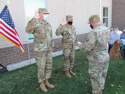 Indefinite Re-enlistment Ceremony - Great Lakes Training Division, 84th TC
