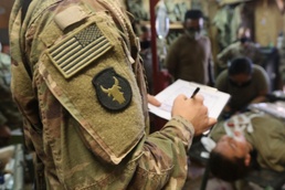 Task Force Bayonet Soldiers participate in a medical evacuation exercise with French Forces Djibouti.