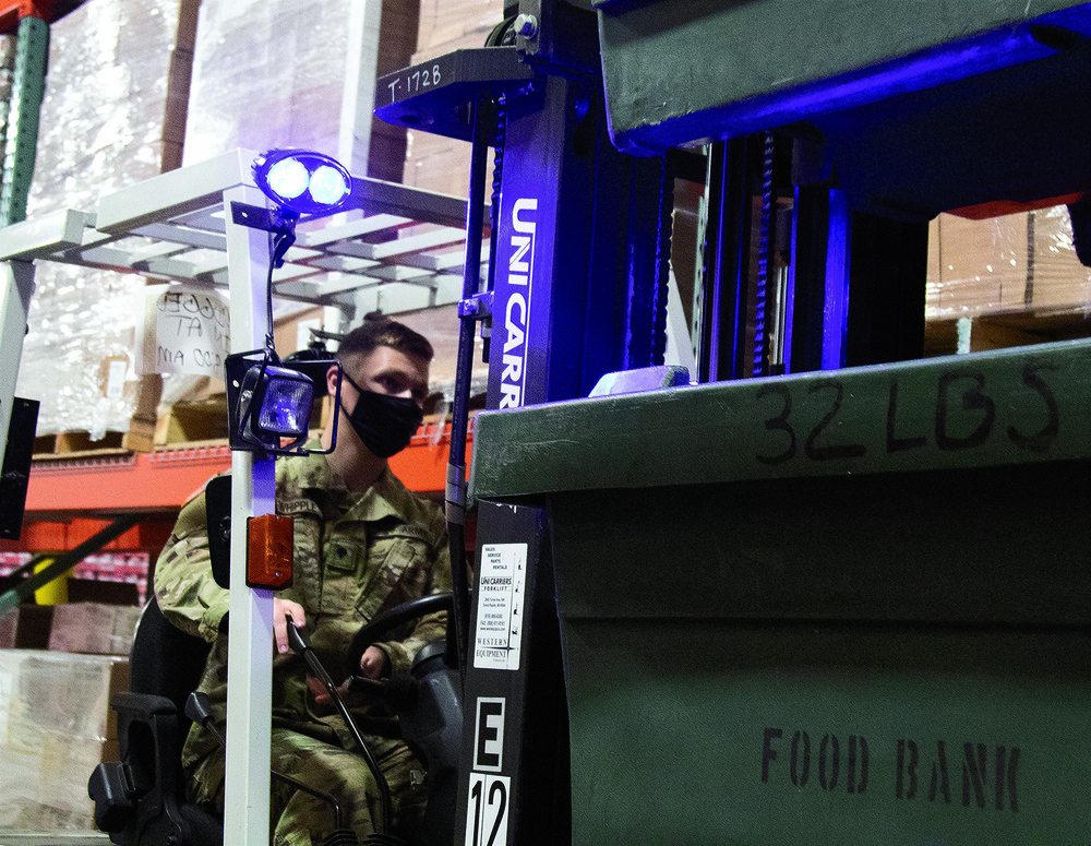 Feeding America, Michigan National Guard style