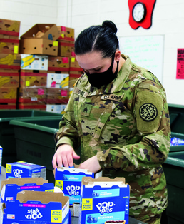 Feeding America, Michigan National Guard style