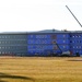 Construction on new barracks continues at sunrise at Fort McCoy