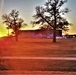 Sun sets on another day of barracks construction at Fort McCoy