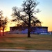 Sun sets on another day of barracks construction at Fort McCoy