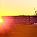 Sun sets on another day of barracks construction at Fort McCoy