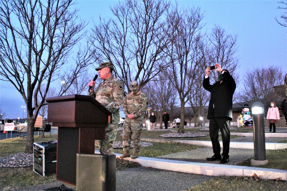 2020 Fort McCoy Holiday Tree Lighting drive-thru event