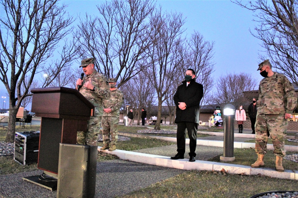 2020 Fort McCoy Holiday Tree Lighting drive-thru event