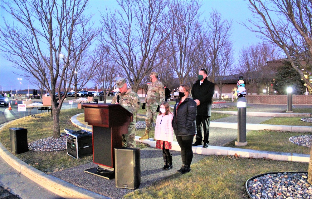 2020 Fort McCoy Holiday Tree Lighting drive-thru event