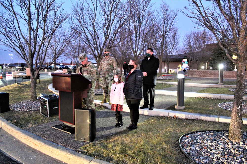 2020 Fort McCoy Holiday Tree Lighting drive-thru event