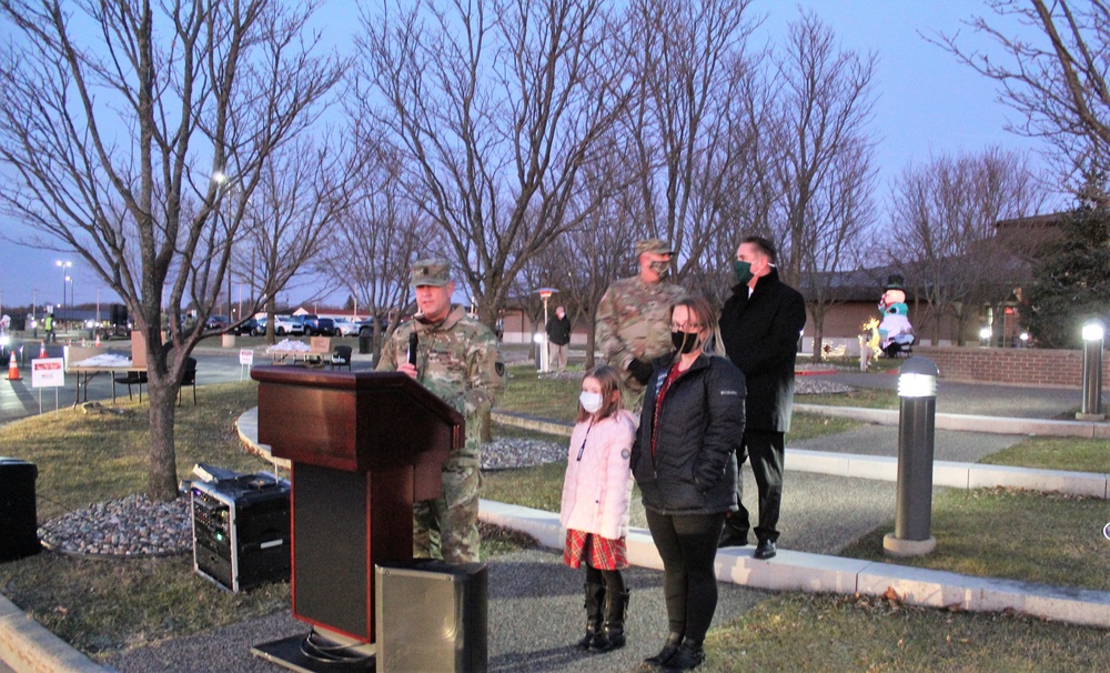 2020 Fort McCoy Holiday Tree Lighting drive-thru event