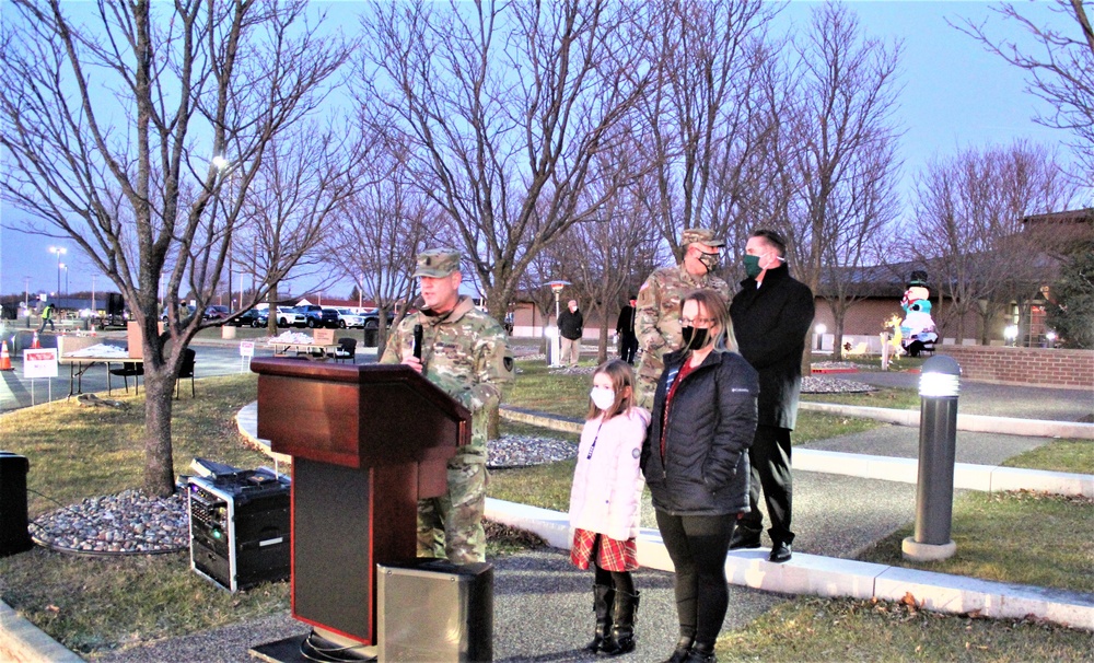 2020 Fort McCoy Holiday Tree Lighting drive-thru event