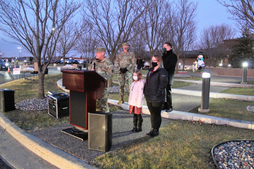2020 Fort McCoy Holiday Tree Lighting drive-thru event