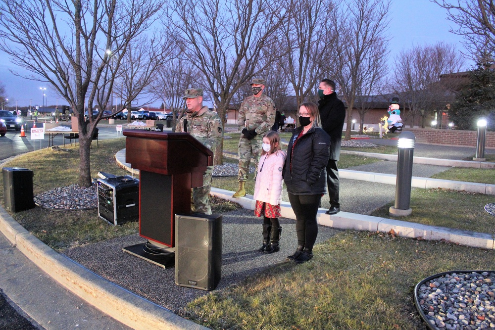 2020 Fort McCoy Holiday Tree Lighting drive-thru event