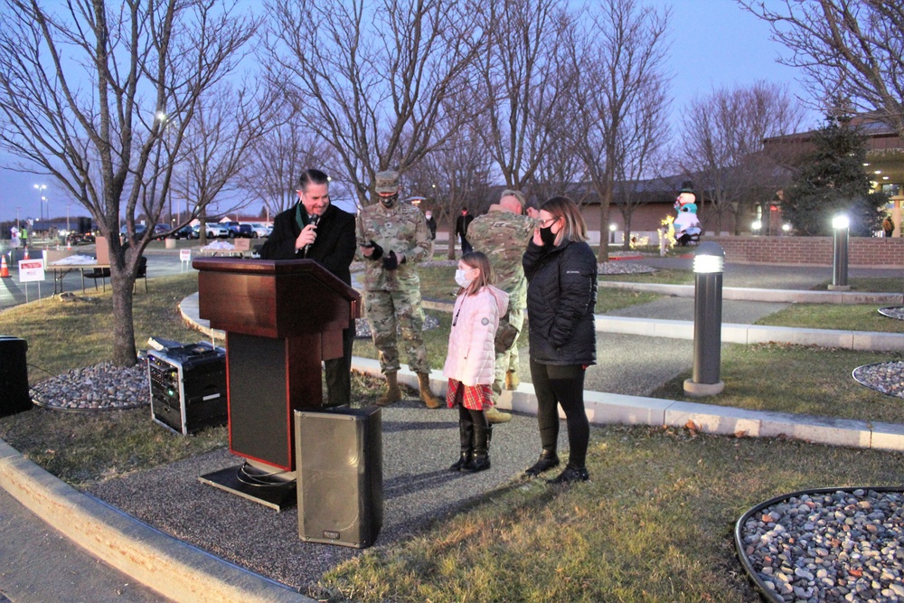 2020 Fort McCoy Holiday Tree Lighting drive-thru event