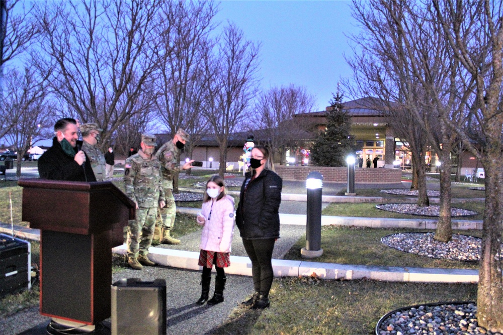 2020 Fort McCoy Holiday Tree Lighting drive-thru event