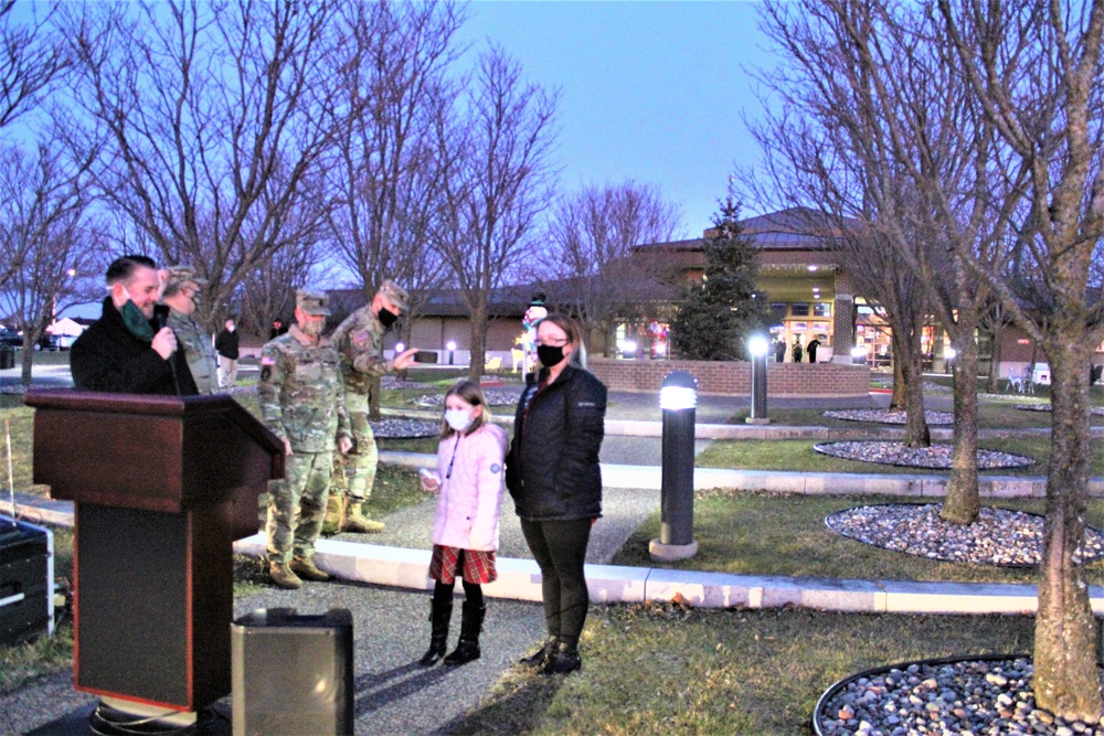 2020 Fort McCoy Holiday Tree Lighting drive-thru event