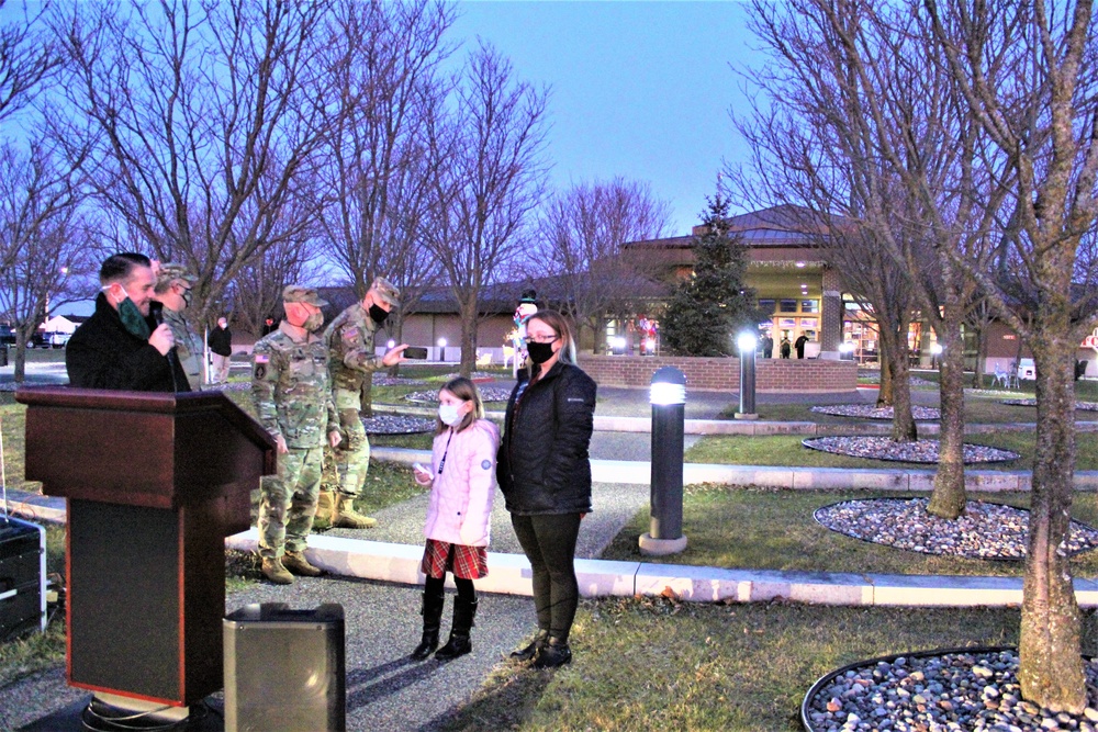 2020 Fort McCoy Holiday Tree Lighting drive-thru event