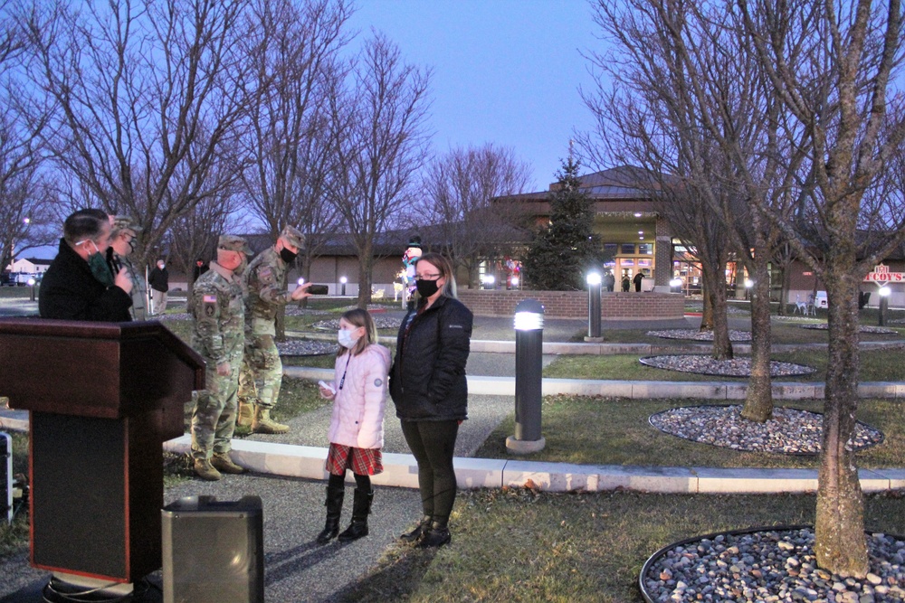 2020 Fort McCoy Holiday Tree Lighting drive-thru event