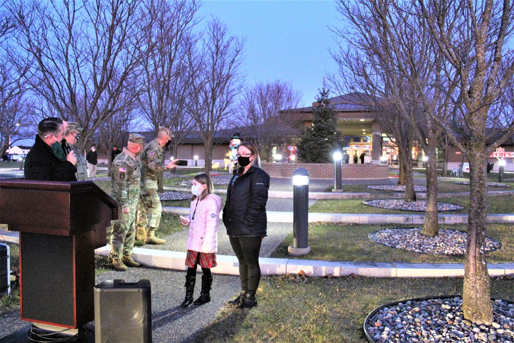 2020 Fort McCoy Holiday Tree Lighting drive-thru event