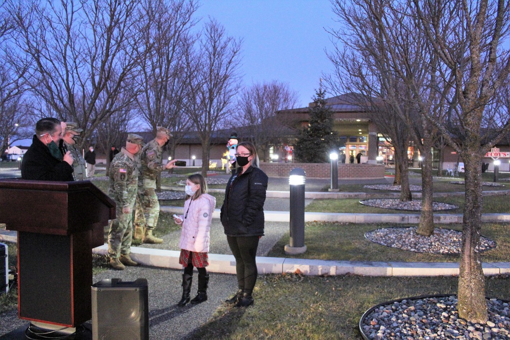 2020 Fort McCoy Holiday Tree Lighting drive-thru event