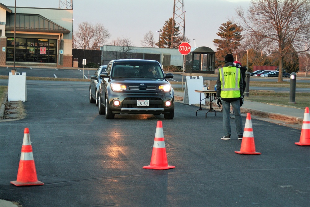 2020 Fort McCoy Holiday Tree Lighting drive-thru event