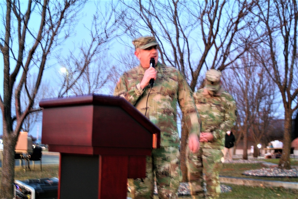 2020 Fort McCoy Holiday Tree Lighting drive-thru event