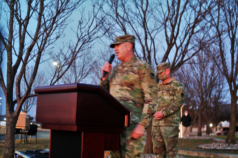 2020 Fort McCoy Holiday Tree Lighting drive-thru event