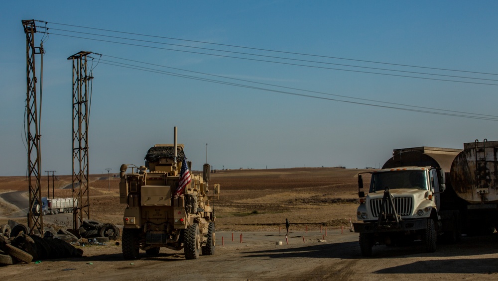 M2 Bradley Infantry Fighting Vehicles in Northeast Syria