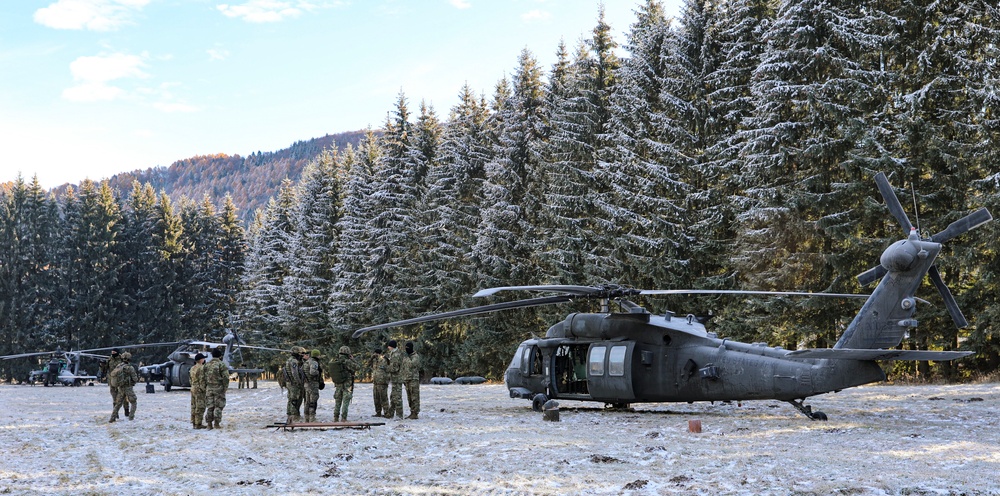 ‘Wings of Destiny’ train with Romanian Land forces near Brasov