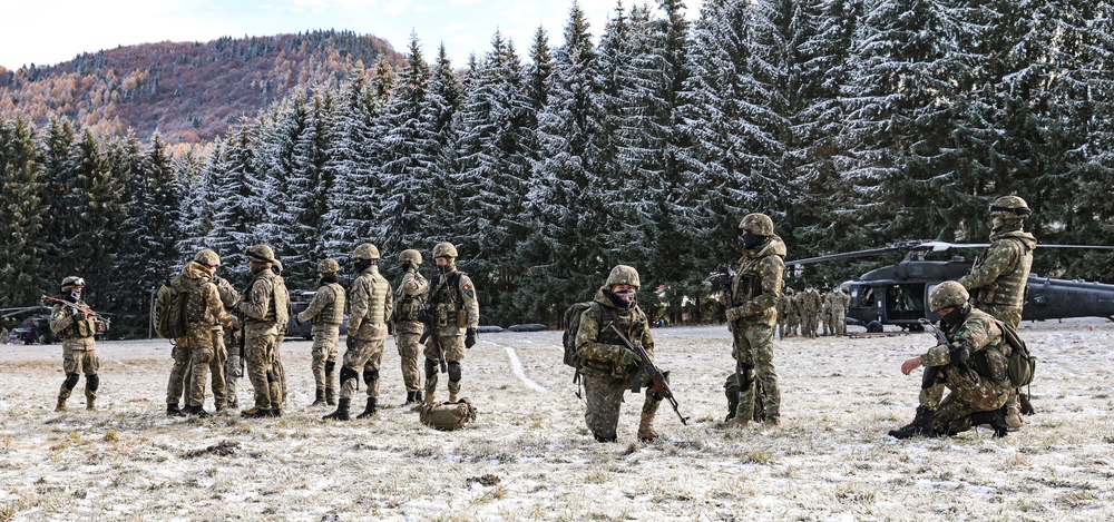 Operation Wolf Strike near Brasov, Romania