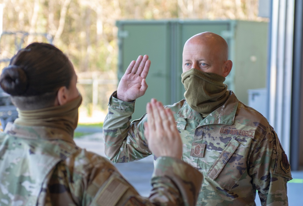 125th Security Forces Squadron Promotes Long-time Defender to Chief