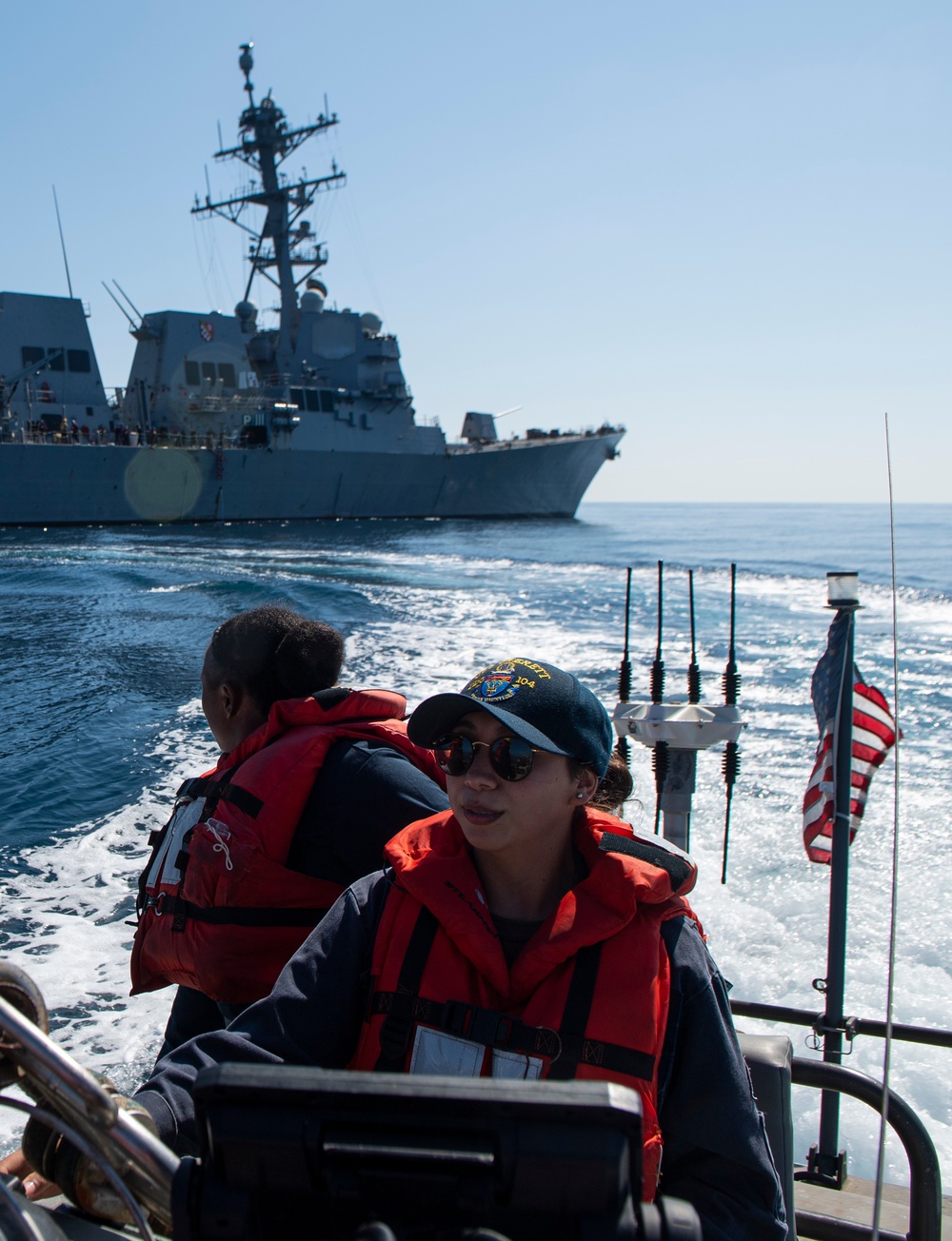 USS Sterett Small Boat Operations