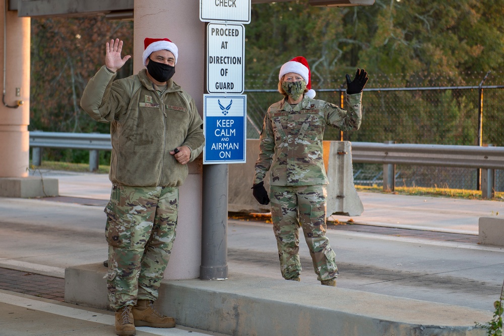 116th Air Control Wing command team greets wing members with holiday message