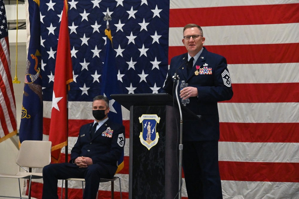 CMSgt Jeff Miller retires after 40 years of Military service