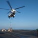 USS Nimitz Conducts Replenishment At Sea