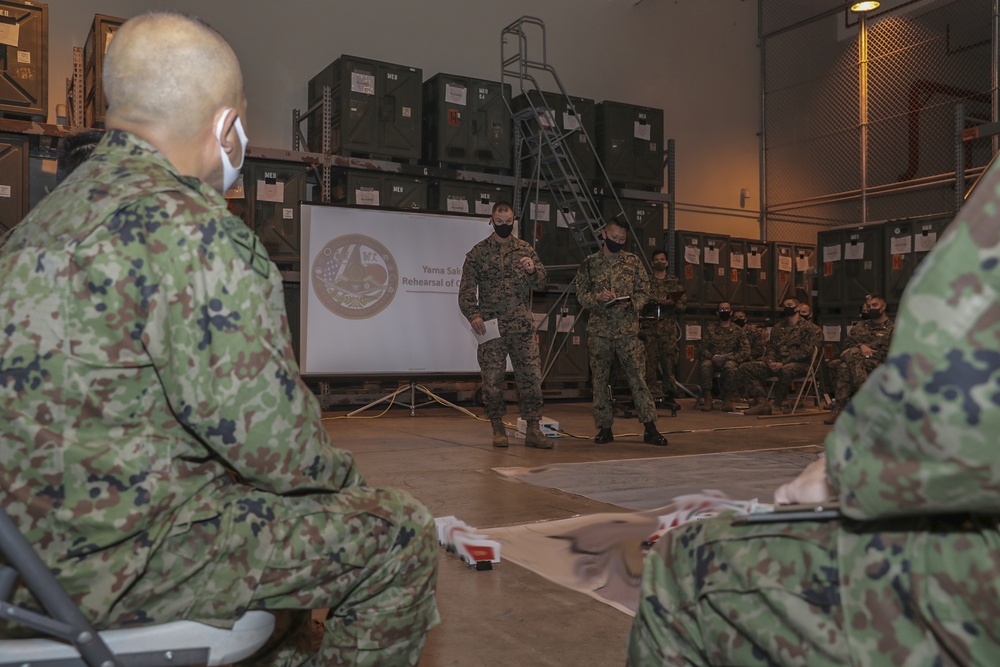 3D MEB and the ARDB of the JGSDF prepare for YS 79 with a rehearsal of concept drill