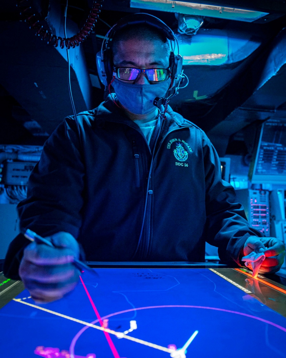 Anti-submarine Warfare Training aboard McCain