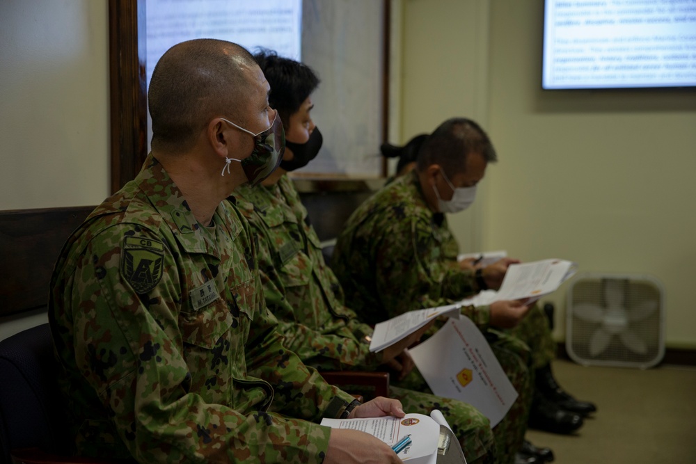 Future JGSDF Sergeants Major Visit CATC Camp Fuji