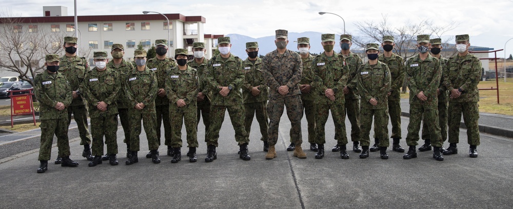 Future JGSDF Sergeants Major Visit CATC Camp Fuji